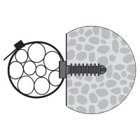 Кабельная стяжка нейлоновая ЕВРОПАРТНЕР  PRN 370x4.8, 100 шт. 76062559