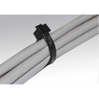 Кабельная нейлоновая стяжка ЕВРОПАРТНЕР PRNS 290x4.8 черная атмосферостойкая, 100 шт. 76062558