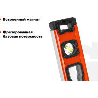 Алюминиевый магнитный строительный уровень Gigant 600мм GWM600