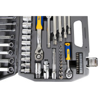 Набор инструмента 1/2 Dr и 1/4 Dr 77 предметов KRAFT KT 700304