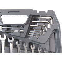 Набор инструмента 1/2 Dr и 1/4 Dr 77 предметов KRAFT KT 700304