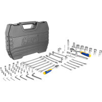 Набор инструмента 1/2 Dr и 1/4 Dr 77 предметов KRAFT KT 700304