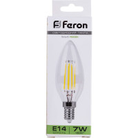 Светодиодная лампа FERON, 7W 230V E14 4000K, LB-66 25780