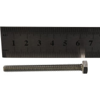 Болт с шестигранной головкой, с полной резьбой ЕВРОПАРТНЕР DIN 933 нержав. сталь, 6х60 мм, 4 шт. G2 3326 1