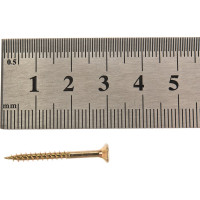 Конструкционный шуруп для дерева с фрезой ЕВРОПАРТНЕР потай, ж/п Torx 10 3.0х30, 25шт. 15 0416 1