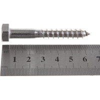 Сантехнический шуруп ЕВРОПАРТНЕР DIN 571 с шестигр.гол. 8х60 нержав. сталь 2 шт. G2 2860 1