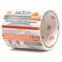 Строительная самоклеящаяся сетка SDM SD-GLASS Professional 100мм х 10м повышенной прочности 00-00000196