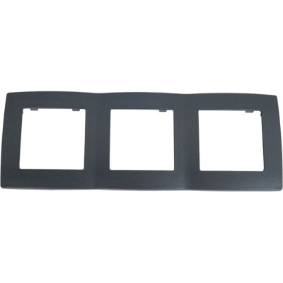 Рамка на 3 поста ЭРА 12-5003-12 12, графит Б0019374