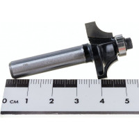 Фреза кромочная калевочная с нижним подшипником серия 1019 (25x11 мм; R6 мм; хвостовик 8 мм) Росомаха 801901