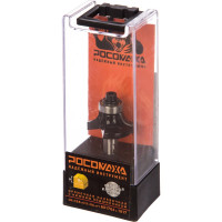 Фреза кромочная калевочная с нижним подшипником серия 1017 (25x11 мм; R6 мм; хвостовик 8 мм) Росомаха 801706