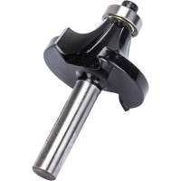 Фреза кромочная калевочная с нижним подшипником серия 1017 (38x20 мм; R14 мм; хвостовик 8 мм) Росомаха 801710