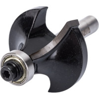 Фреза кромочная калевочная с нижним подшипником серия 1017 (38x20 мм; R14 мм; хвостовик 8 мм) Росомаха 801710