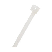 Хомут STEKKER  NYCT25-100 нейлоновый 2.5x100 мм, d пучка max 22 мм, нагрузка 8 кг, белый 32771