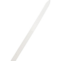 Хомут STEKKER  NYCT25-100 нейлоновый 2.5x100 мм, d пучка max 22 мм, нагрузка 8 кг, белый 32771