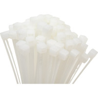 Хомут STEKKER  NYCT25-100 нейлоновый 2.5x100 мм, d пучка max 22 мм, нагрузка 8 кг, белый 32771