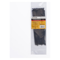 Хомут STEKKER NYCT25-200 нейлоновый 2.5x200 мм d пучка max 50 мм нагрузка 8 кг черный 32776