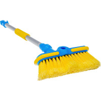 Телескопическая щетка сметка для мытья а/м DolleX 70-100 см с краником, под шланг WSH-1951