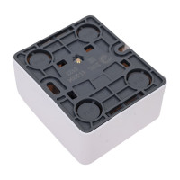 Розетка ЭРА 11-2204-01 2P E Schuko со шторками, 16A-250В, IP20, ОУ, Эксперт, белый Б0020688