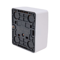 Розетка ЭРА 11-2204-01 2P E Schuko со шторками, 16A-250В, IP20, ОУ, Эксперт, белый Б0020688