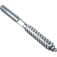 Оцинкованный хомут с резиновым уплотнителем MasterProf 6", M10, с шурупом и дюбелем ИС.140027