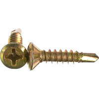 Оконный саморез Метизный двор 3,9x19 сверло, желтый, 1000 шт. 4607159062956