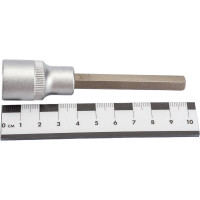 Головка со вставкой шестигранник 8 мм, 1/2", L=100 мм АвтоDело 39388 14982