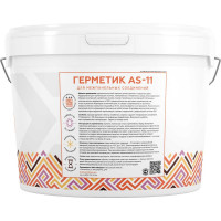 Акриловый герметик для межпанельных швов ECOROOM AS-11 белый, 7 кг E-Герм-4182/7