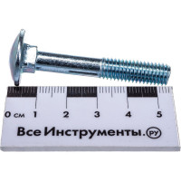 Мебельный болт Метизный двор 8x50 с квадратным подголовком DIN 603, 50 шт. 4607159066350