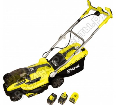 Ryobi гибридная газонокосилка rlm18x36h250f 5133003705