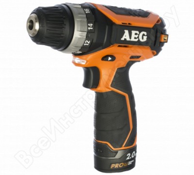 Аккумуляторная дрель AEG BS 12C2 LI-202C 4935447867