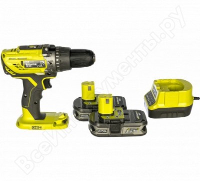 Ryobi 18в li-ion ударная дрель-шуруповерт r18pd3-225s