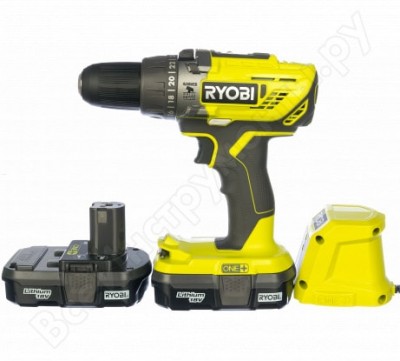 Ryobi ударная дрель-шуруповерт r18pd3-213g 5133003696