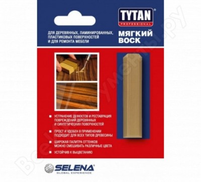 Tytan professional мягкий воск для дерева и мебели, 05 сосна 7,5гр 64523