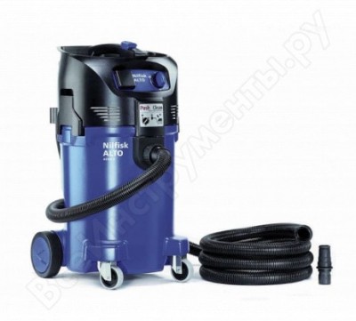 Nilfisk однофазный пылесос для сухой и влажной уборки attix 50-21 pc 107407545