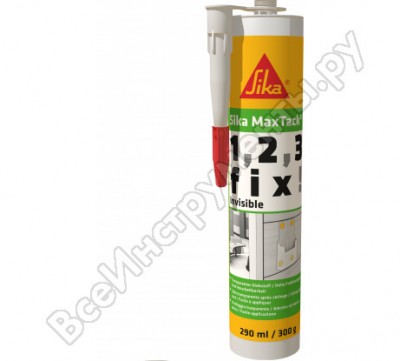 Sika герметик maxtack invisible 300 ml 397