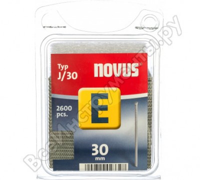 Novus гвозди 2600 шт. для степлера,1,20x2x30 мм; j/30 044-0087