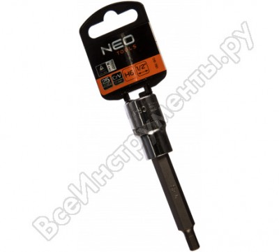 Neo головки сменные с шестигранными насадками 1/2 h6 x 100 мм 08-781