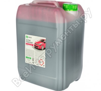 Grass автошампунь active foam red, 22 кг, 800019