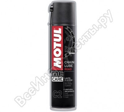 Motul с2 смазка цепи chain lube road 0,4 л 102981