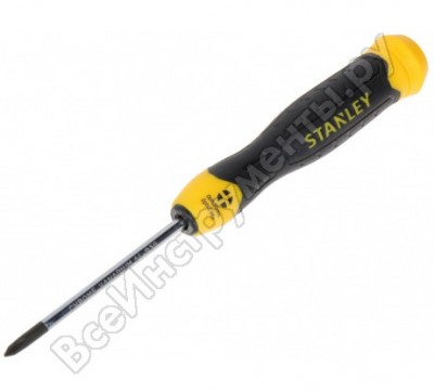 Stanley отвертка cushion grip ph0 60 мм 0-64-930