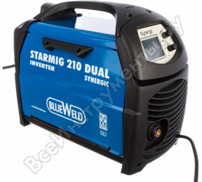 Blue weld инверторный полуавтомат starmig 210 dual synergic -230в-200а-d=0.6-1.2 mm 816726 (816399)