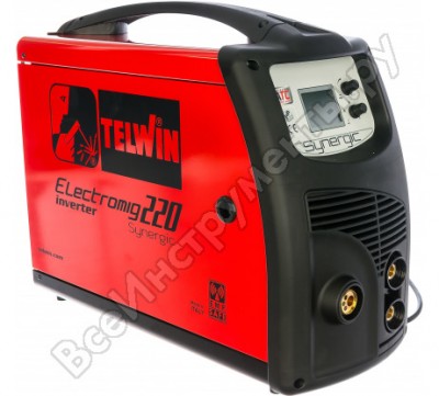 Telwin сварочный полуавтомат electromig 220 synergic 400v 816059