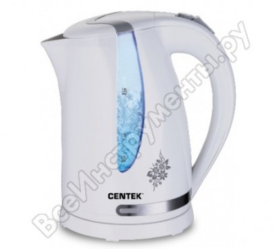 Centek Чайник1.8л, 2200Вт CT-0040 White