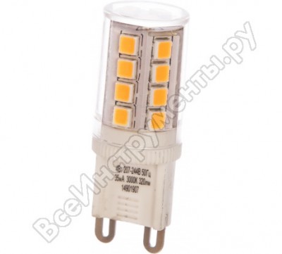 Camelion led4-g9/830/g9 эл.лампа светодиодная 4вт 220в 13538