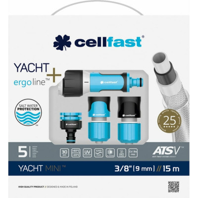 Поливочный набор Cellfast YACHT Mini 13-391