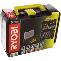 Ryobi набор бит со сверлами 60шт rak60ddf 5132002248