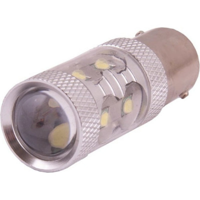 Skyway автолампа диод s25 p21w 10 smd диодов ba15s 1-конт, белая s08201044