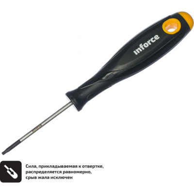 Inforce отвертка torx proexpert t8x60 06-09-66