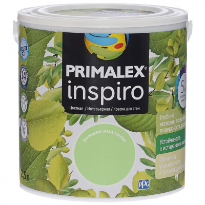 PRIMALEX Краска Inspiro Зеленая Амазония 420159