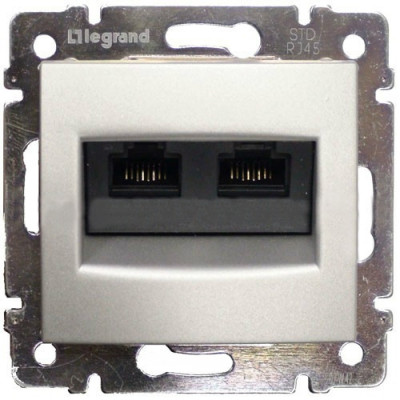 Двойная компьютерная розетка Legrand Valena 770239